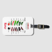 チリ新鮮でドライなサンダー_コーブ ラゲッジタグ (正面横)