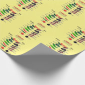 チリ新鮮でドライなサンダー_コーブ ラッピングペーパー (角)