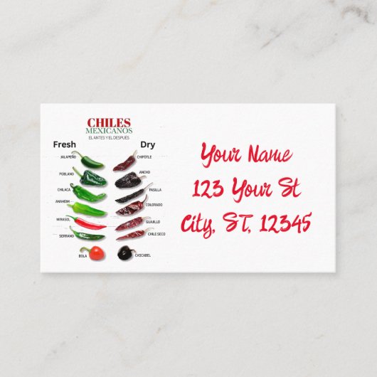 チリ新鮮でドライなサンダー_コーブ 名刺 (正面)