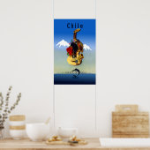 チリ旅行ポスター ポスター (キッチン)