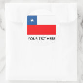 チリ旗 ラウンドシール (バッグ)