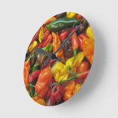 チリ杭 ラウンド壁時計 (傾斜)