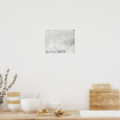 チリ沖の海岸の表示 ポスター (キッチン)