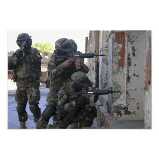 チリ海兵隊 フォトプリント            (正面)