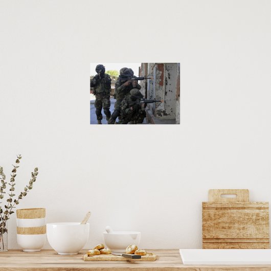 チリ海兵隊 ポスター (キッチン)