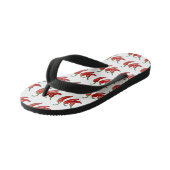 チリ漫画イラストレーション キッズビーチサンダル (アングル)