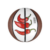 チリ漫画イラストレーション ミニバスケットボール (縦)