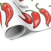 チリ漫画イラストレーション ラッピングペーパー (ロールコーナー)