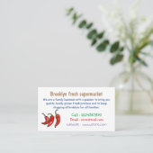 チリ漫画イラストレーション 名刺 (スタンド正面)