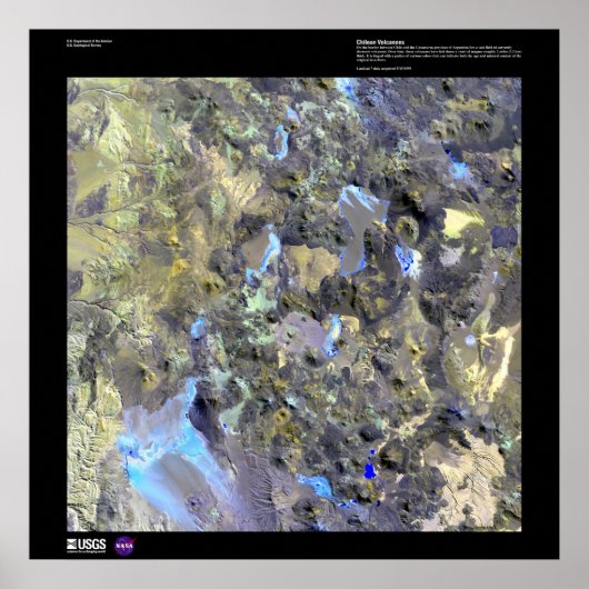 チリ火山 ポスター (正面)