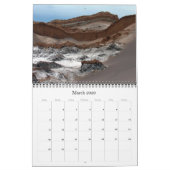 チリ自然疑問に思2026 カレンダー (3月 2026)