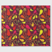 チリ色 ラッピングペーパー (フラット)