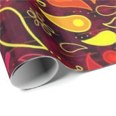 チリ色 ラッピングペーパー (ロールコーナー)