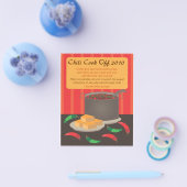 チリ調理師オフアナウンスメントフライヤー チラシ (シングル)