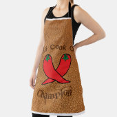 チリ調理師オフチャンピオンレザーパターンエプロン エプロン (インサイチュ)