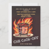 チリ調理師オフファンレイザー 招待状 (正面)