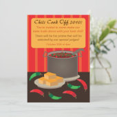 チリ調理師オフ招待状発表 招待状 (スタンド正面)