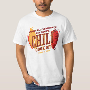 チリ調理師オフ BBQクックアウトコンテスト Tシャツ