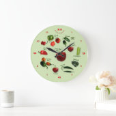 チリ識別壁時計 ラージ壁時計 (ホーム)