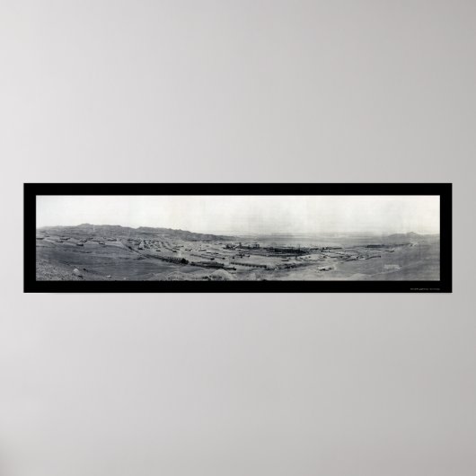 チリ銅鉱業Chuquicanta写真1925 ポスター (正面)