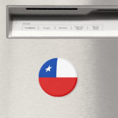 チリ魚眼国旗の磁石 マグネット (インサイチュ (食洗機))