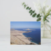 チリ，アタカマ砂漠と太平洋海 ポストカード (スタンド正面)