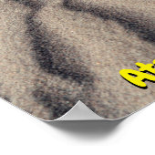 チリ，アタカマ砂漠 ポスター (角)