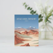 チリ アタカマ砂漠 ポストカード (スタンド正面)