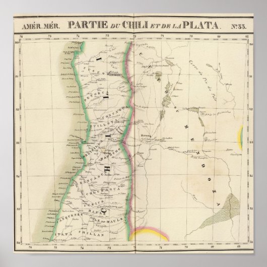 チリ、アルゼンチン33 ポスター (正面)