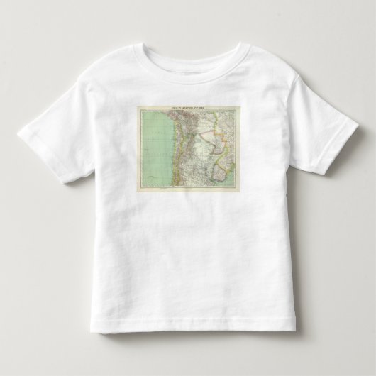 チリ、アルゼンチン トドラーTシャツ (正面)