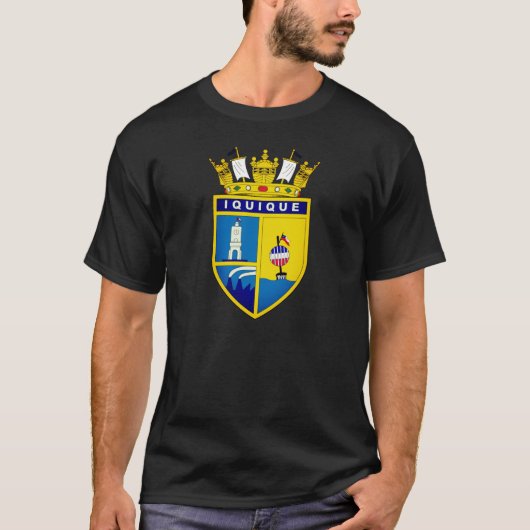 チリ・イキケ市の紋章Tシャツ Tシャツ (正面)