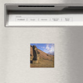 チリ、イースター島。モアイの丘の中腹 マグネット (インサイチュ (食洗機))