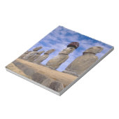 チリ、イースター島。15モアアットアフ ノートパッド (回転)