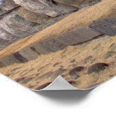 チリ、イースター島。15モアアットアフ ポスター (角)