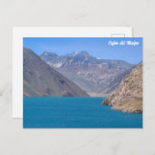 チリ,エンバルセ・エル・イェソ, Cajon del Maipo ポストカード (正面/裏面)