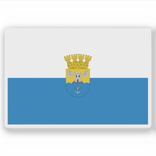 チリ、カルブコ国旗 シール (正面)