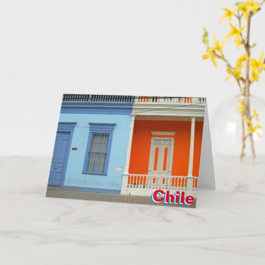 チリ カード (黄色い花)