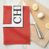 チリ キッチンタオル (四つ折り)