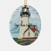 チリ，ケープホルンライトハウス セラミックオーナメント (右)