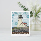 チリ,ケープホルンライトハウス ポストカード (スタンド正面)