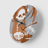 チリ・コロラド ラウンド壁時計 (傾斜)