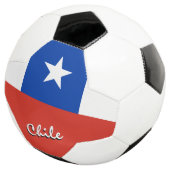 チリ・サッカー・チリ国旗/スポーツ サッカーボール (3/4)