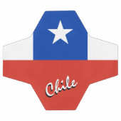 チリ・サッカー・チリ国旗/スポーツ サッカーボール (フラット)