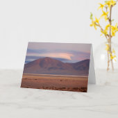 チリ，サラールデルフアスコ カード (黄色い花)