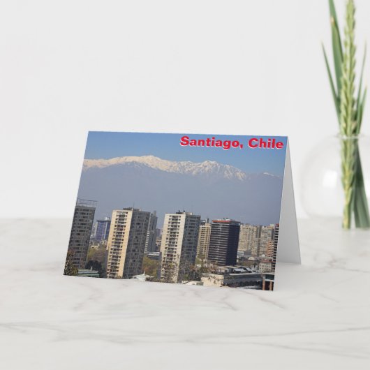 チリ，サンティアゴ カード (正面)