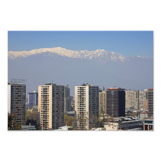 チリ，サンティアゴ フォトプリント            (正面)