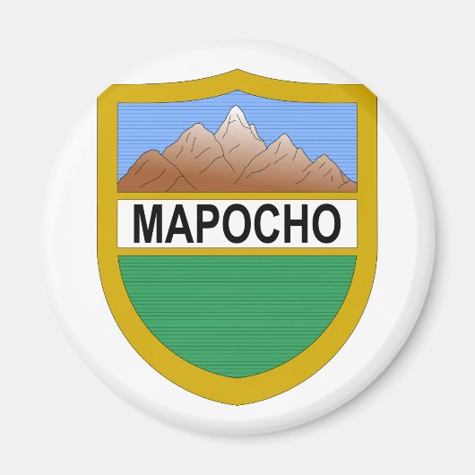 チリ，サンティアゴ マグネット (正面)