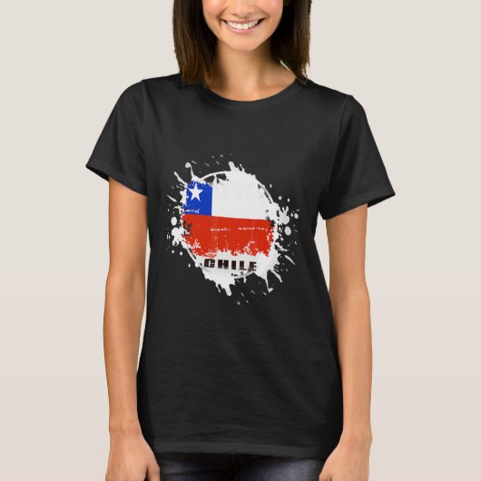 チリ スプラッシュ Tシャツ (正面)
