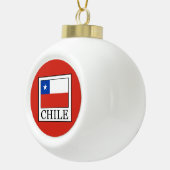チリ セラミックボールオーナメント (右)