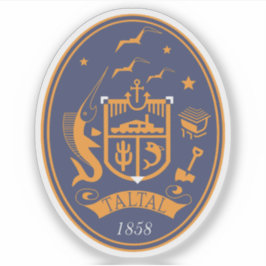 チリ、タルタルのコート シール